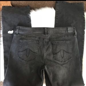 New Level 99 Black Wide Leg Jean